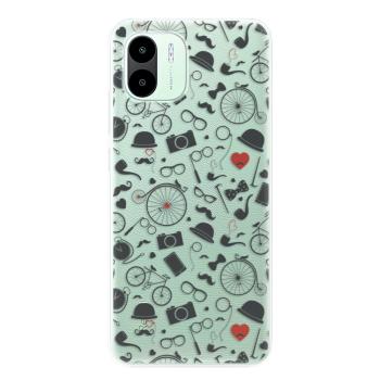 Odolné silikonové pouzdro iSaprio - Vintage Pattern 01 - black - Xiaomi Redmi A1 / A2