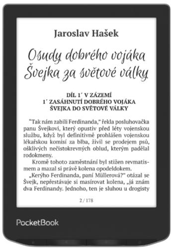 PocketBook 629 Verse, šedý