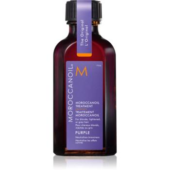 Moroccanoil Treatment Purple vyživující olej pro blond a šedivé vlasy 50 ml