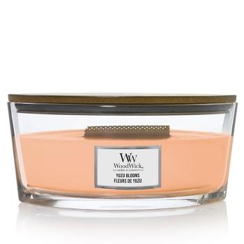 WoodWick Vonná svíčka loď Yuzu Blooms 453,6 g