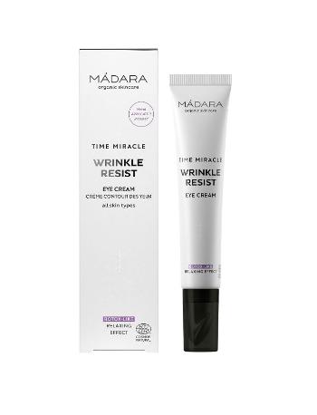 MÁDARA TIME MIRACLE Wrinkle Resist vyhlazující oční krém s aplikátorem 20 ml