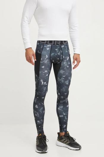 Tréninkové legíny Under Armour HeatGear Printed černá barva, vzorované, 1386938