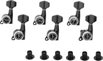 Gotoh SG381 MG-T 07 6R B Black Chrome Ladící mechanika pro kytaru