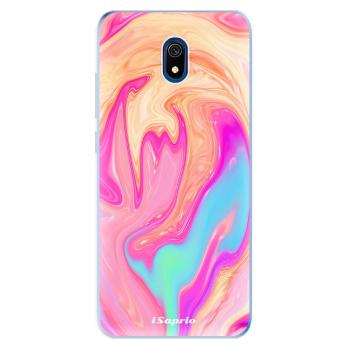 Odolné silikonové pouzdro iSaprio - Orange Liquid - Xiaomi Redmi 8A