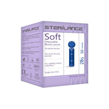 STERILANCE Lancety 28G pro glukometry Easygluco a GlucoLab 50 ks