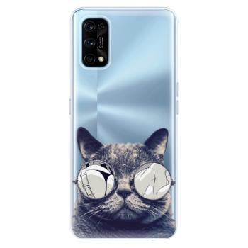 Odolné silikonové pouzdro iSaprio - Crazy Cat 01 - Realme 7 Pro