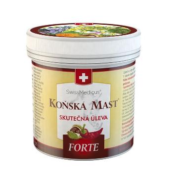 SwissMedicus Koňská mast hřejivá FORTE 500 ml