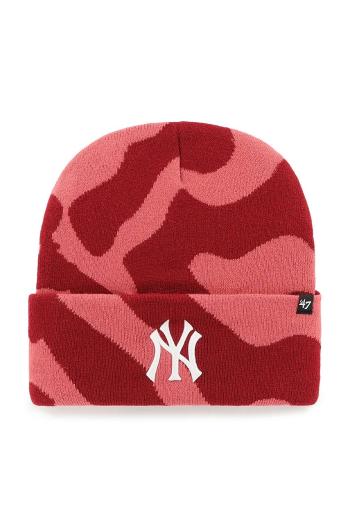 Čepice 47 brand MLB New York Yankees červená barva, B-FRFMK17ACE-IR