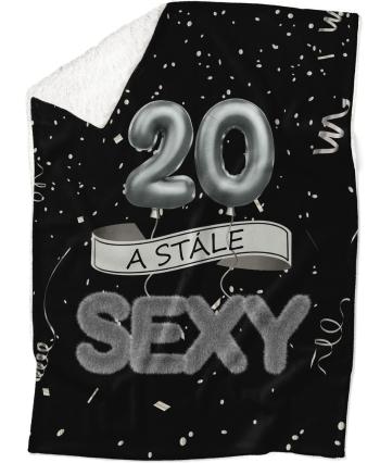 Deka Stále sexy – Černá (věk: 20, Podšití beránkem: ANO)