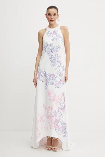 Šaty Twinset biela farba, maxi, rovný strih, 251AQ2131