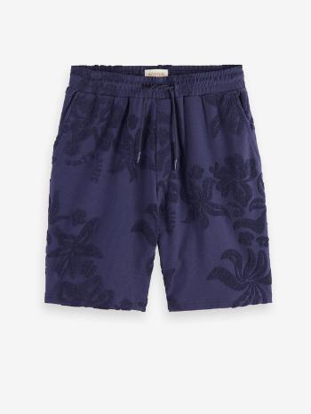 Scotch & Soda Jacquard Towelling Kraťasy Modrá