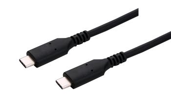 Kabel C-TECH CB-USB4-1B USB 4.0, Type-C (CM/CM), PD 100W, 40Gbps, 1m, černý