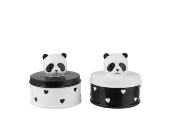 2x box Panda - Ø10*11 cm 90142