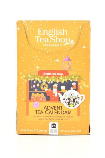 ENGLISH TEA SHOP Adventní kalendář 25 ks - zlatá