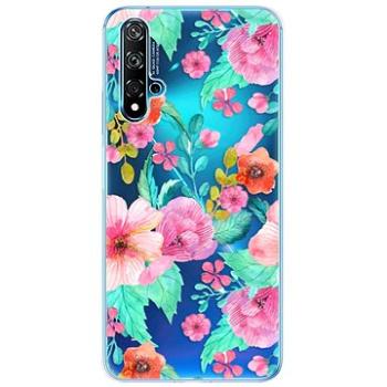 iSaprio Flower Pattern 01 pro Huawei Nova 5T (flopat01-TPU3-Nov5T)