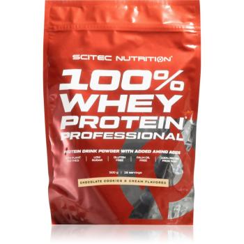 Scitec Nutrition 100% Whey Protein Professional syrovátkový protein s trávícími enzymy příchuť Chocolate Cookie Cream 500 g