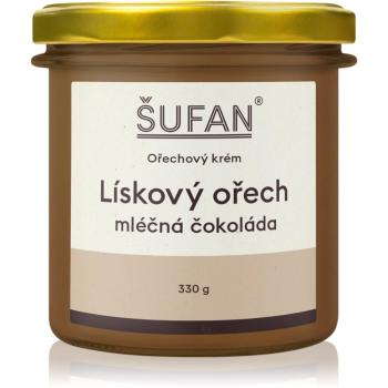 Šufan Lískový ořech s mléčnou čokoládou ořechová pomazánka s čokoládou 330 g