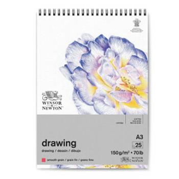 Skicovací blok W&N Drawing pad smooth A3 150g