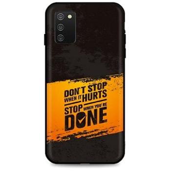 TopQ Samsung A02s silikon Don´t Stop 56752 (Sun-56752)