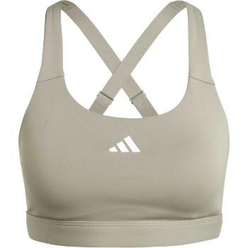 adidas TRAINING HIGH-SUPPORT BRA Dámská sportovní podprsenka, šedá, velikost