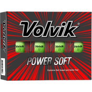 VOLVIK VV POWER SOFT 12 ks Sada golfových míčků, zelená, velikost