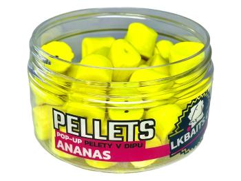 LK Baits Pop-up Pelety v dipu Ananas 40g - 12mm