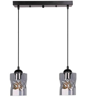 Závěsná lampa FELIS 2xE27 Candellux Šedá