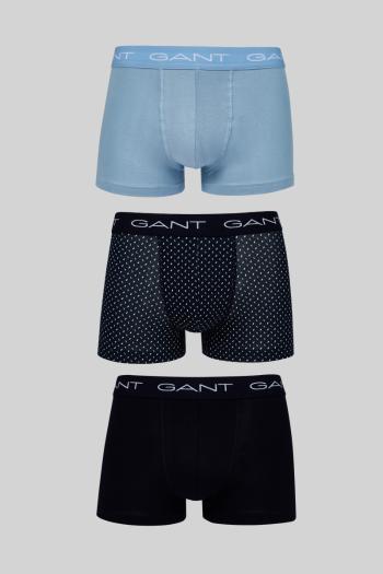 SPODNÍ PRÁDLO GANT MICRO PRINT TRUNK 3-PACK EVENING BLUE