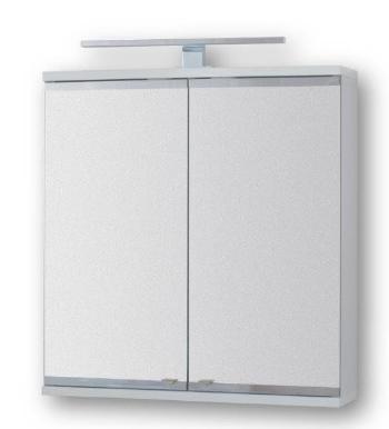 OLSEN SPA - Vrchný zrkadlová skrinka ARLES s LED osvetlením - Rozmery skriniek - 60 × 64 × 15 cm OLNARL60