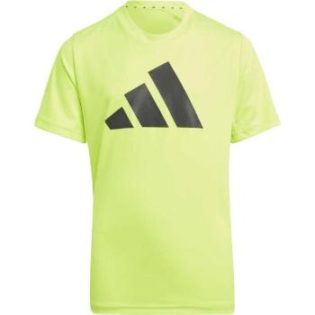 adidas TRAIN ESSENTIALS TEE Chlapecké tričko, žlutá, velikost