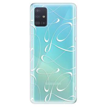 Odolné silikonové pouzdro iSaprio - Fancy - white - Samsung Galaxy A51