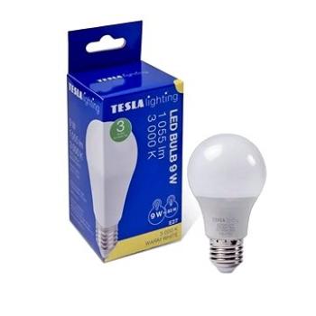 Tesla - LED žárovka BULB E27, 9W, 230V, 1055lm, 25 000h, 3000K teplá bílá, 220st (BL270930-2)