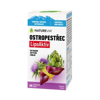 NatureVia Ostropestřec LipoAktiv 60 kapslí