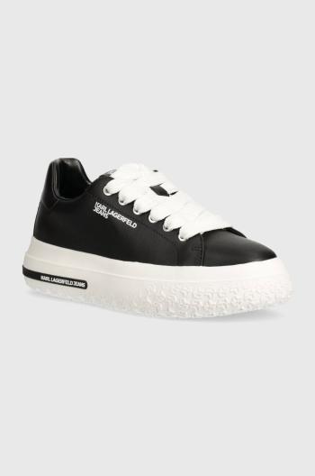 Kožené sneakers boty Karl Lagerfeld Jeans KLJ KUP černá barva, KLJ54820