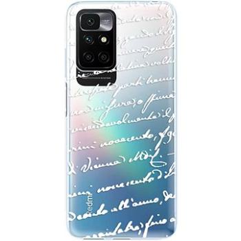 iSaprio Handwriting 01 pro white pro Xiaomi Redmi 10 (hawri01w-TPU3-Rmi10)