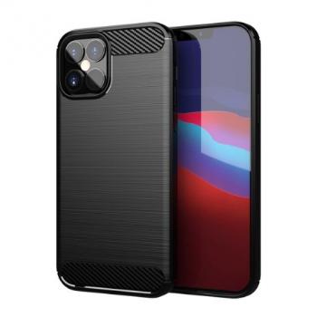 MG Carbon Case Flexible silikónový kryt na iPhone 12 mini, čierny