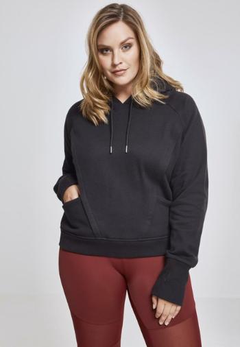 Urban Classics Ladies Thumb hole Hoody black - 5XL