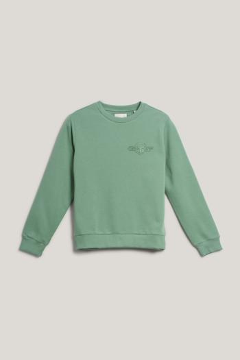 MIKINA GANT REG TONAL SHIELD C-NECK SWEAT KALAMATA GREEN