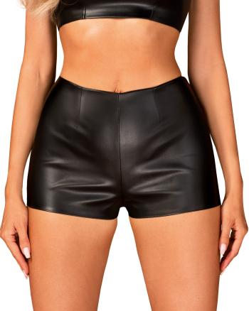 Sexy šortky Hermeza shorties black - Obsessive XL Černá