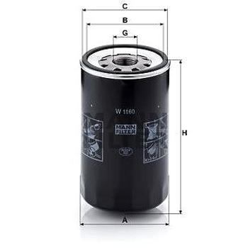 MANN-FILTER W1160 (W1160)