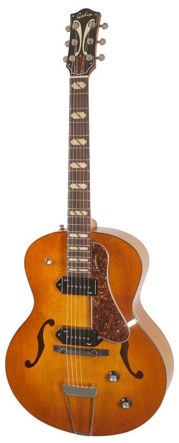 Godin 5th Avenue Jumbo P90 Harvest Gold