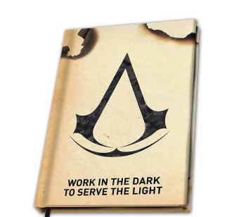 Abysse Corp Zápisník A5 ASSASSIN'S CREED - Work in the dark to serve the light