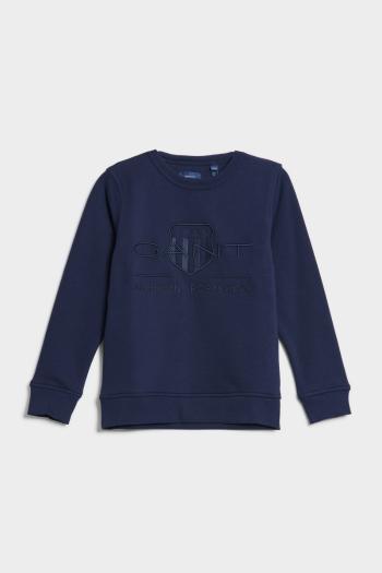 MIKINA GANT TONAL ARCHIVE SHIELD SWEAT CLASSIC BLUE