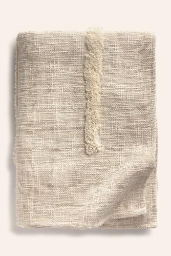 Bavlnený prehoz Calma House Roma 120 x 180 cm béžová farba