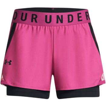 Under Armour PLAY UP 2-IN SHORTS Dámské kraťasy, růžová, velikost