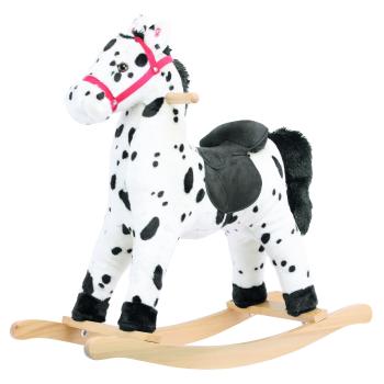 Cal balansoar din pluș Bino, 64 x 30 x 74 cm