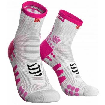 Compressport RACE V3.0 RUN HI Běžecké ponožky, bílá, velikost