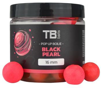 Tb baits plovoucí boilie pop-up pink black pearl + nhdc 65 g-12 mm