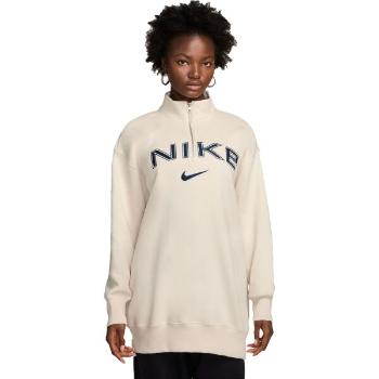 Nike SPORTSWEAR PHOENIX FLEECE Dámská mikina, béžová, velikost