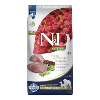 7kg N&D Quinoa Weight Management bárány & quinoa száraz kutyatáp